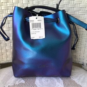 Coach NASA Hologram Iridescent Mermaid Oil Slick Leather Derby 29204